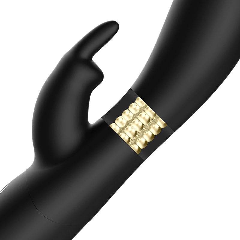IBIZA - KRAFTFULL PÄRLAD ROTERANDE VIBRATOR MED RABBIT