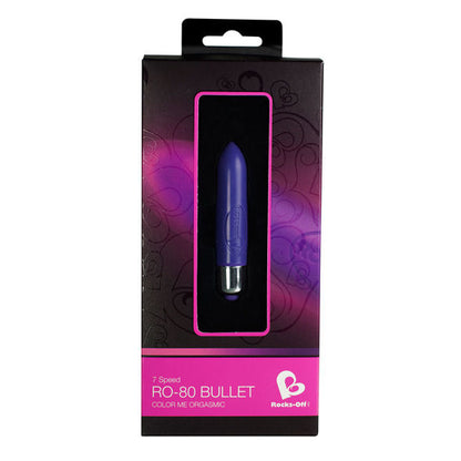 ROCKS-OFF - RO-80 MM COLOR CHANGIN VIBRATING BULLET 7 V - Kink&Play