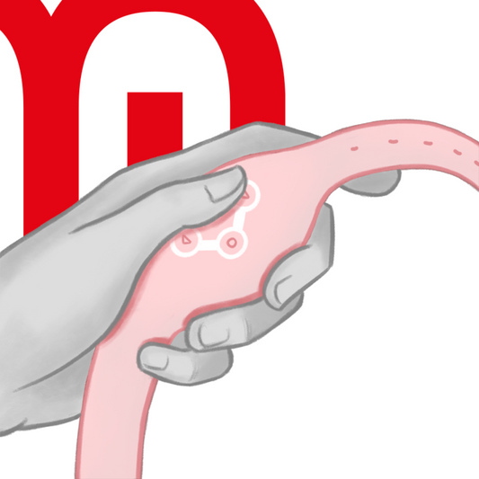 WATCHME - TRÅDLÖS TEKNIKKLOCKA MJUK ROSA