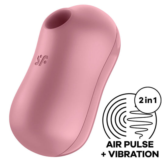 SATISFYER - COTTON CANDY LUFTPULSSTIMULATOR &amp; VIBRATOR LILA