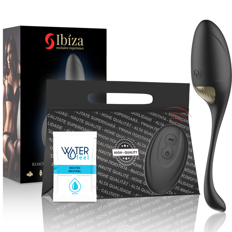 IBIZA - KRAFTFULL ÄGGVIBRATOR MED FJÄRRKONTROLL