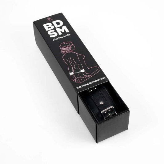 SECRETPLAY - SVART BONDAGE HANDBOJOR BDSM-KOLLEKTION