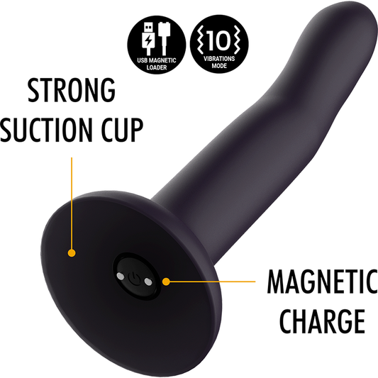 MYTHOLOGY - DUMAN MYSTIC DILDO L - VIBRATOR KOMPATIBEL MED WATCHME TRÅDLÖS TEKNIK