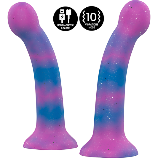 MYTOLOGI - DION GALACTIC DILDO S - VIBRATOR WATCHME TRÅDLÖS TEKNIK KOMPATIBEL