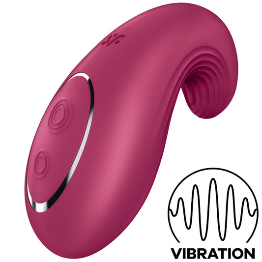 SATISFYER - DIPPING DELIGHT LAY-ON VIBRATOR BLÅ