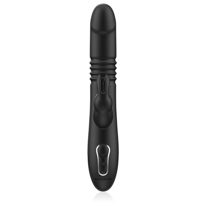 BLACK&SILVER - KENJI UP & DOWN RABBITVIBRATOR + WATCHME FJÄRRKONTROLL