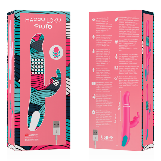 HAPPY LOKY - PLUTO RABBIT VIBRATOR WATCHME