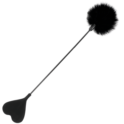 DARKNESS - SVART KFJÄDERPISKA 40 CM
