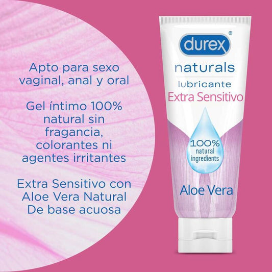 DUREX - NATURALS EXTRA KÄNSLIGT GLIDMEDEL 100 ML