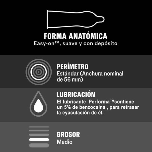 DUREX - NJUTNING FÖRLÄNGD FÖRDRÖJD 12 ENHETER