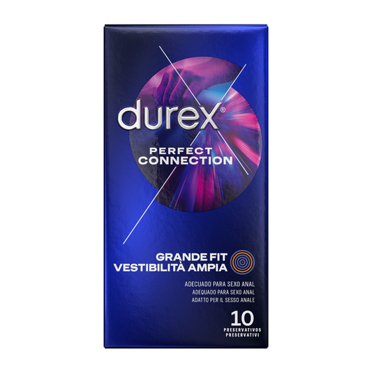DUREX - PERFEKT ANSLUTNING SILIKON EXTRA SMÖRJNING 10 ENHETER