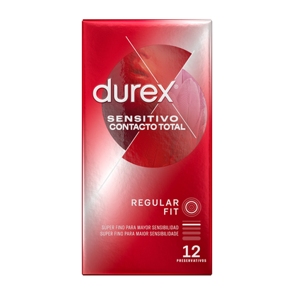 DUREX - SENSITIVE CONTACT TOTAL 12 UNITS - Kink&Play