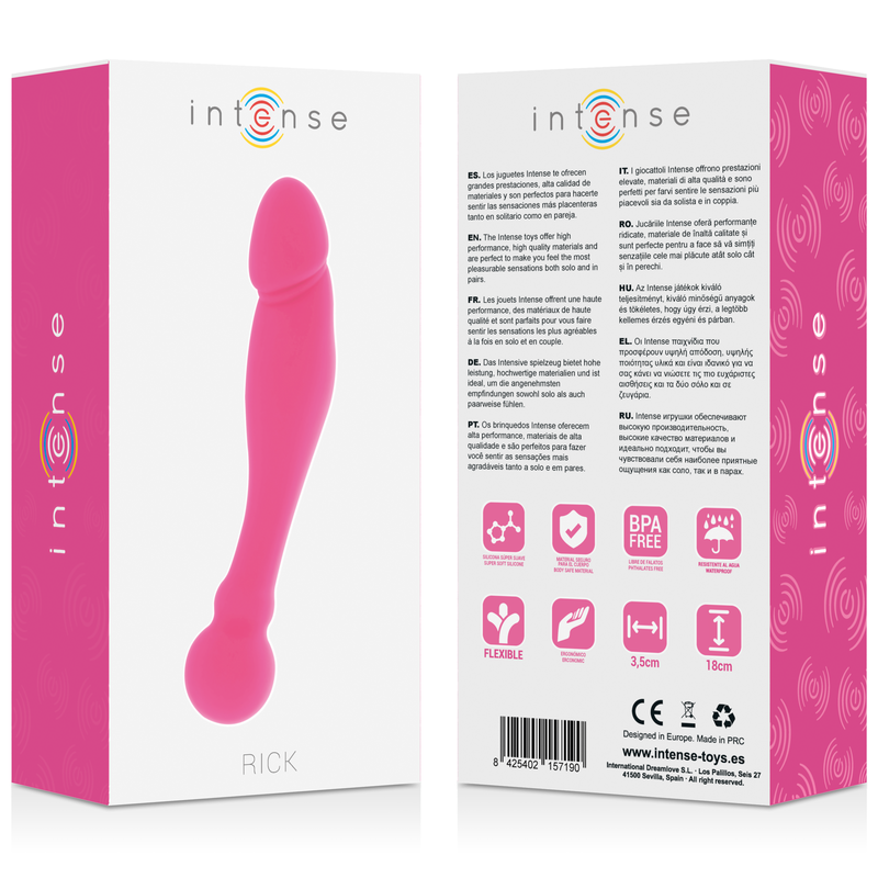INTENSE - SILICONE RICK DUAL PINK - Kink&Play