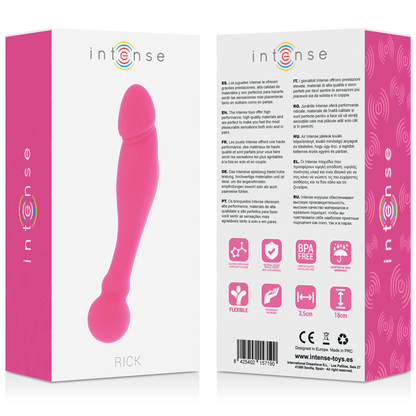 INTENSE - SILICONE RICK DUAL PINK - Kink&Play