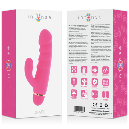 INTENSE - CRASS 20 SPEEDS SILICONE PINK - Kink&Play