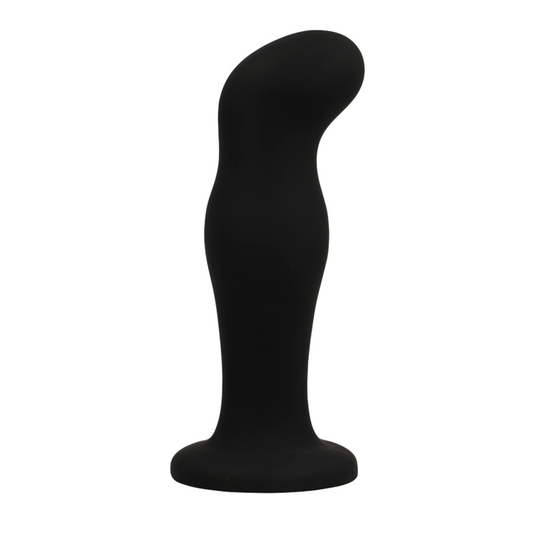 BLACK&SILVER - SEAN ANALPLUGG I PREMIUMSILIKON SVART