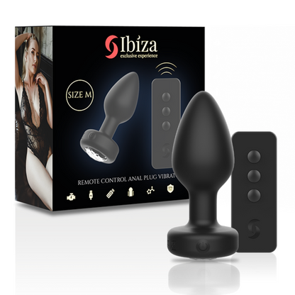 IBIZA - FJÄRRSTYRD ANALPLUGG STORLEK M