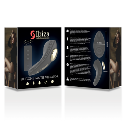 IBIZA - SILIKONTROSVIBRATOR MED FJÄRRKONTROLL