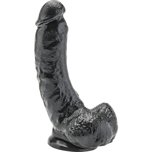 GET REAL - DILDO 20,5 CM MED PUNG SVART