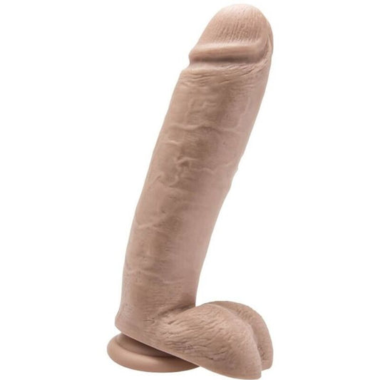 GET REAL - DILDO 25,5 CM MED PUNGAR I HUDEN