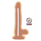 GET REAL - DUAL DENSITY DILDO 18 CM PUNG NUDE