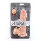 GET REAL - DUAL DENSITY DILDO 18 CM PUNG NUDE