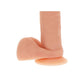 GET REAL - SILIKONDILDO 20,5 CM MED PUNG NUDE