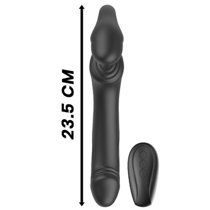 IBIZA - STRAPLESS VIBRATOR MED FJÄRRKONTROLL OCH TRYCKKNAPP