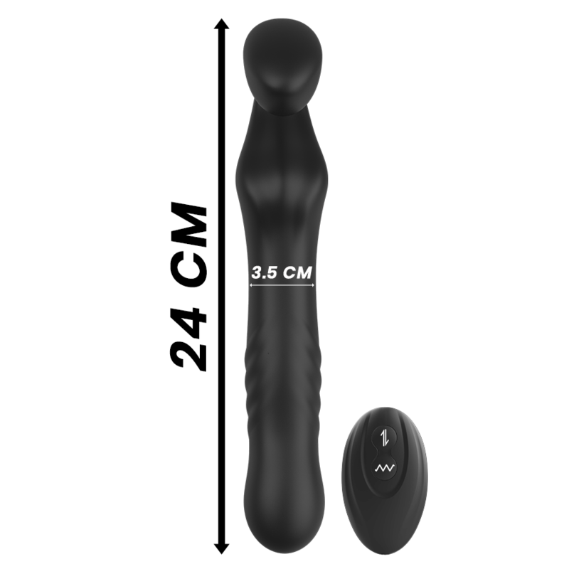 IBIZA – FJÄRRSTYRD AXELBANDSLÖS VIBRATOR UP & DOWN