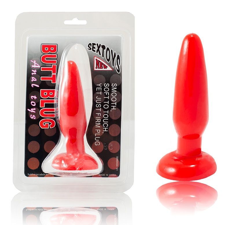 BAILE - SMALL RED ANAL PLUG 15 CM - Kink&Play