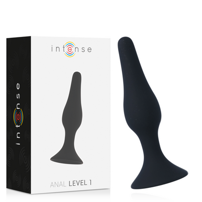 INTENSE - ANAL LEVEL 1 10.5CM BLACK - Kink&Play