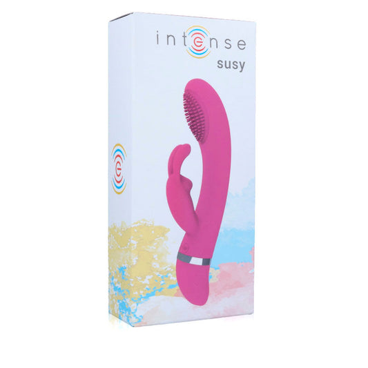 INTENSIV - SUSY OSCILLERANDE VIBRATOR SILICON KANIN ROSA