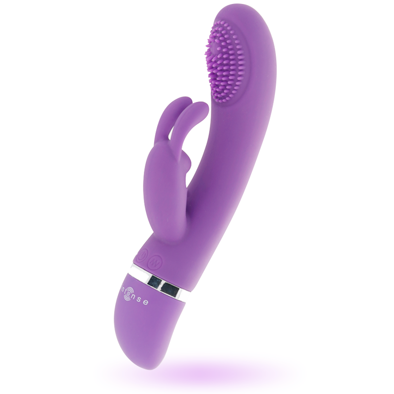 INTENSE - SUSY SILICONE RABBIT LILAC OSCILLATING VIBRATOR - Kink&Play