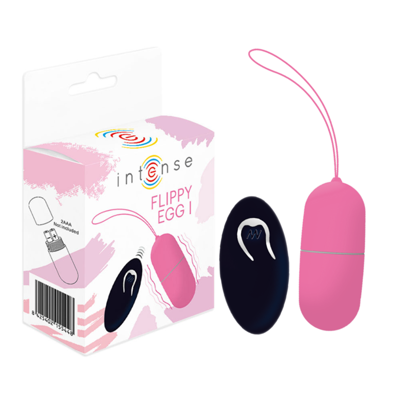 INTENSE - FLIPPY I VIBRATING EGG WITH REMOTE CONTROL PINK - Kink&Play