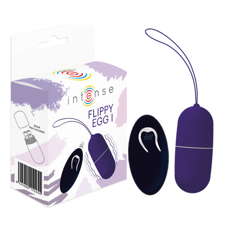 INTENSE - FLIPPY I VIBRATING EGG WITH REMOTE CONTROL PURPLE - Kink&Play
