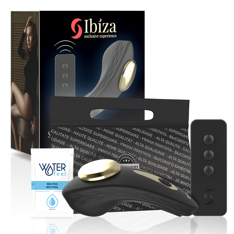 IBIZA - SILIKONTROSVIBRATOR MED FJÄRRKONTROLL
