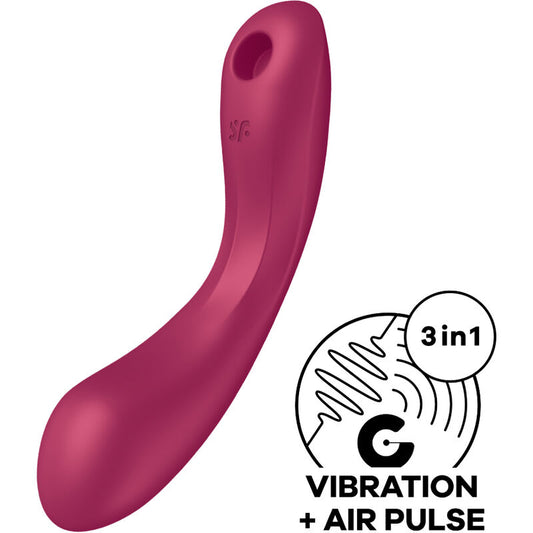 SATISFYER - CURVE TRINITY 1 AIR PULSE VIBRATION RÖD