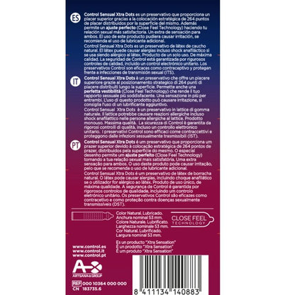 CONTROL - XTRA DOTS 12 UDS - Kink&Play