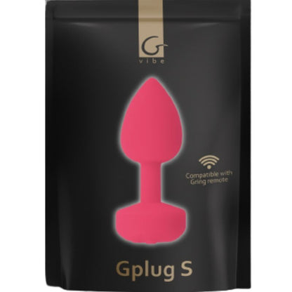G-VIBE - FUNTOYS GPLUG ANAL RECHARGEABLE VIBRATOR SMALL NEON PINK 3CM - Kink&Play