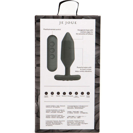 JE JOUE - ONYX ANALPLUGGVIBRATOR SVART