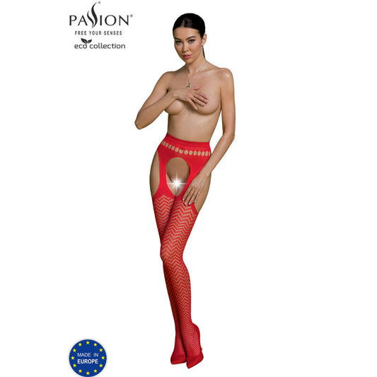 PASSION - ECO COLLECTION BODYSTOCKING ECO S002 RÖD