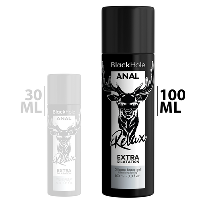 BLACK HOLE - ANALDILATOR MED GEL, SILIKONBAS, 100 ML