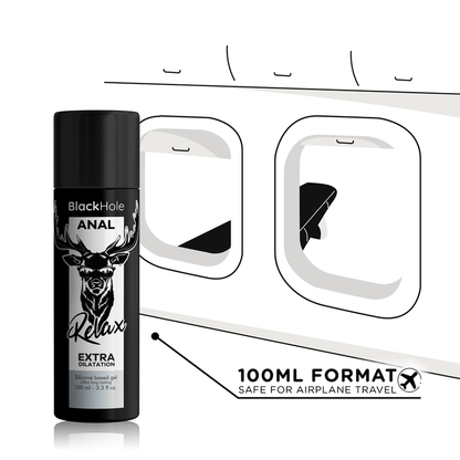 BLACK HOLE - ANALDILATOR MED GEL, SILIKONBAS, 100 ML