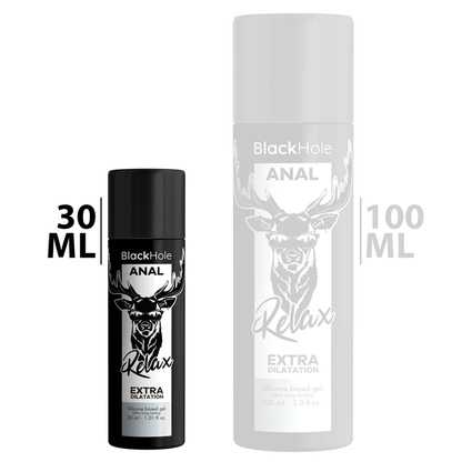 BLACK HOLE - ANAL DILATION MED GEL, SILIKONBAS, 30 ML