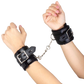 SECRETPLAY - BLACK BONDAGE HANDCUFFS BDSM COLLECTION
