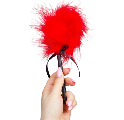SECRETPLAY - RED MARABOU DUSTER - Kink&Play