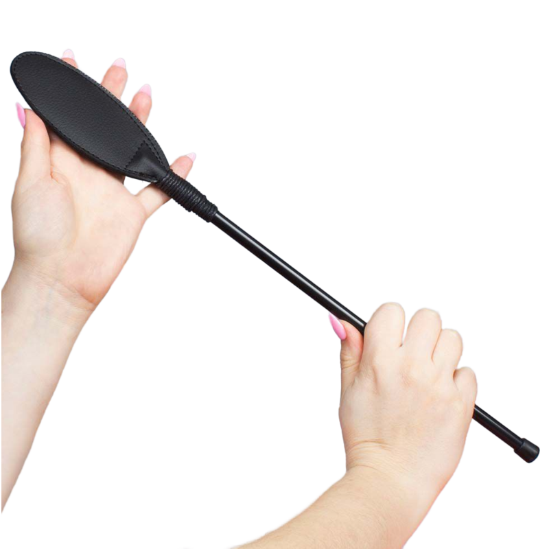 SECRETPLAY - OVAL WHIP BLACK - Kink&Play