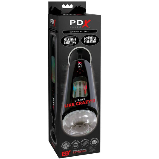 PDX ELITE - STROKER ULTIMATE MILKER 2 ROTERANDE &amp; VIBRATOR