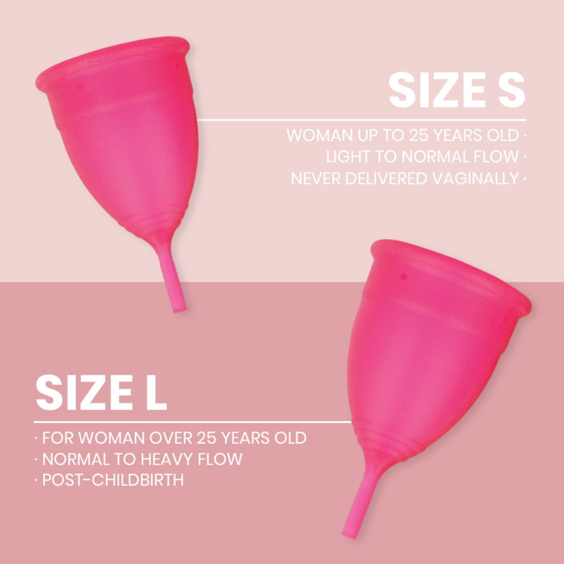 INTIMICHIC - MENSTRUAL CUP MEDICAL GRADE SILICONE - SIZE L - Kink&Play