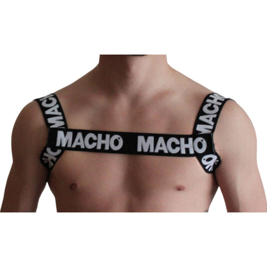 MACHO - DUBBEL SVART HARNESS